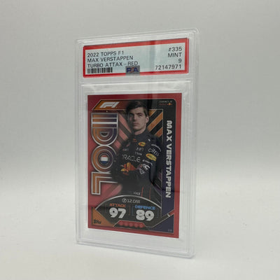 PSA 9 - 420/500 Max Verstappen #335 - Idol - Mirror Red