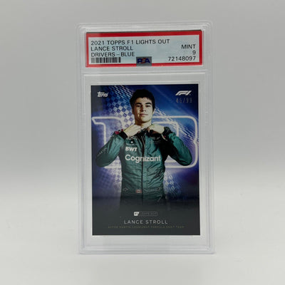 PSA 9 - 45/99 Lance Stroll - Drivers -  Blue Parallel