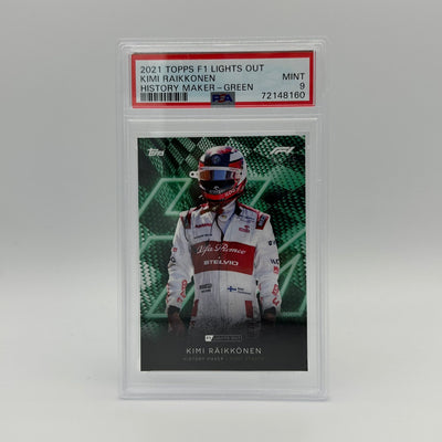 PSA 9 - 47/75 Kimi Raikkonen - History Maker