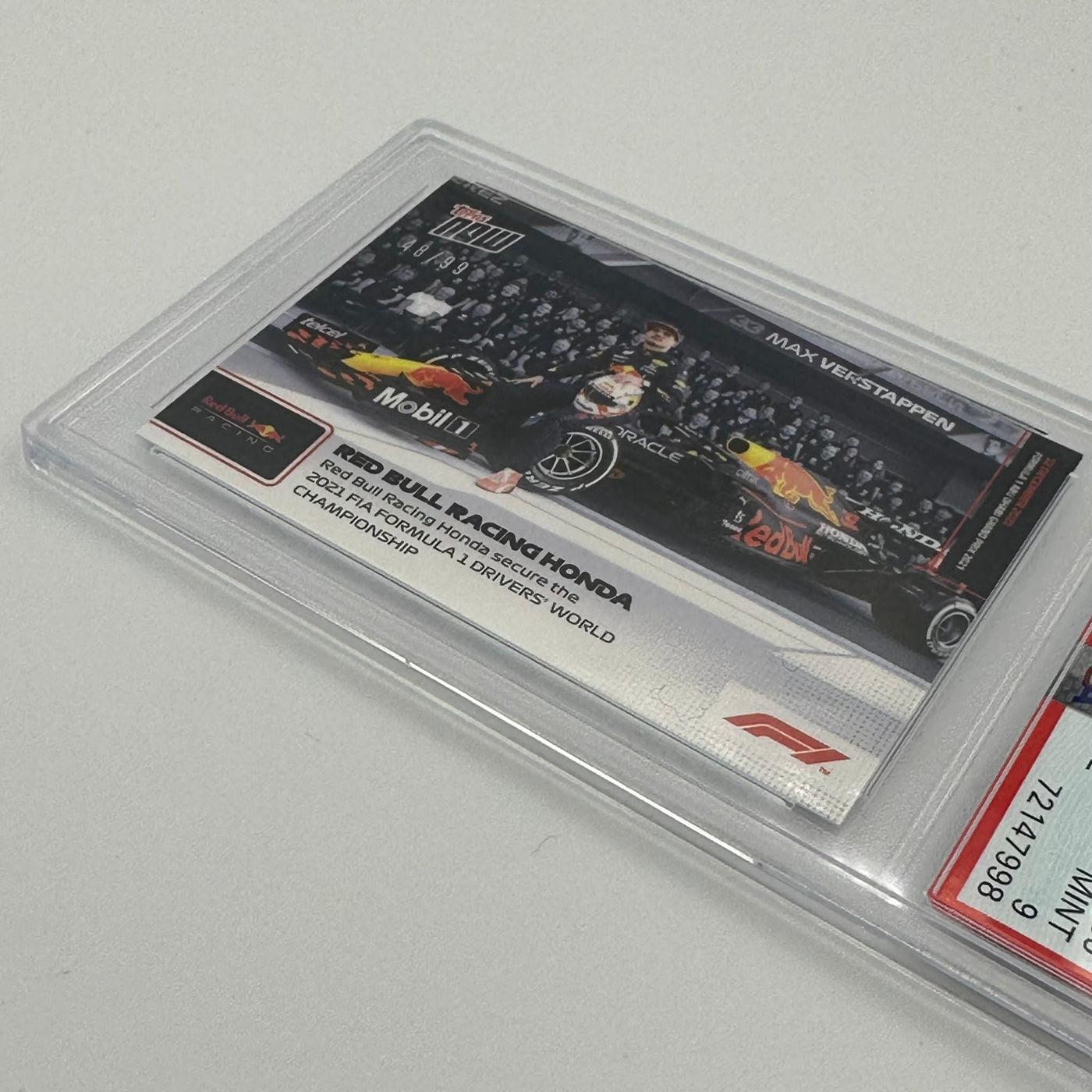 PSA 9 - 48/99 - Red Bull Racing Honda - Secure The Drivers' World Championship #85