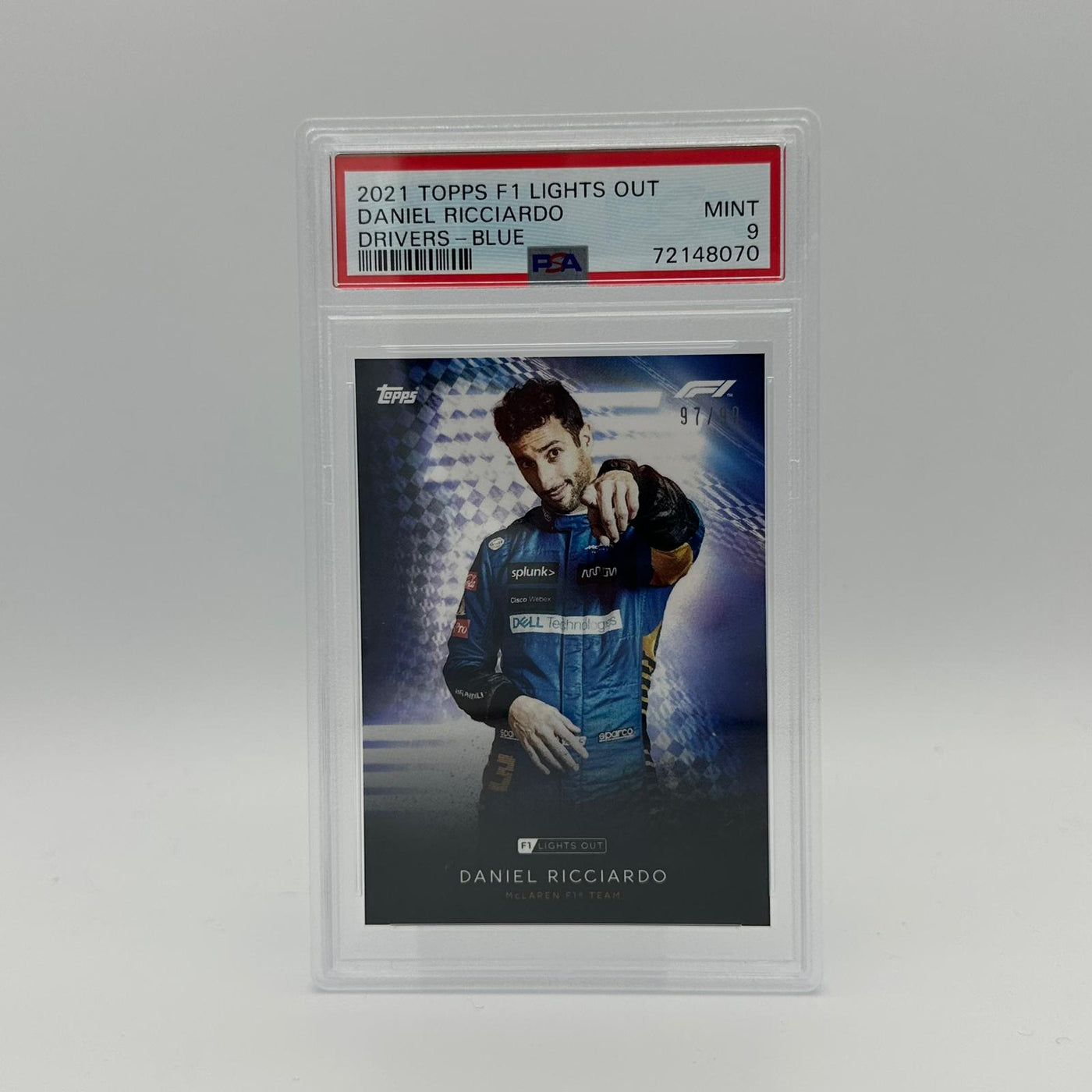 PSA 9 - 97/99 Daniel Ricciardo - Drivers -  Blue Parallel