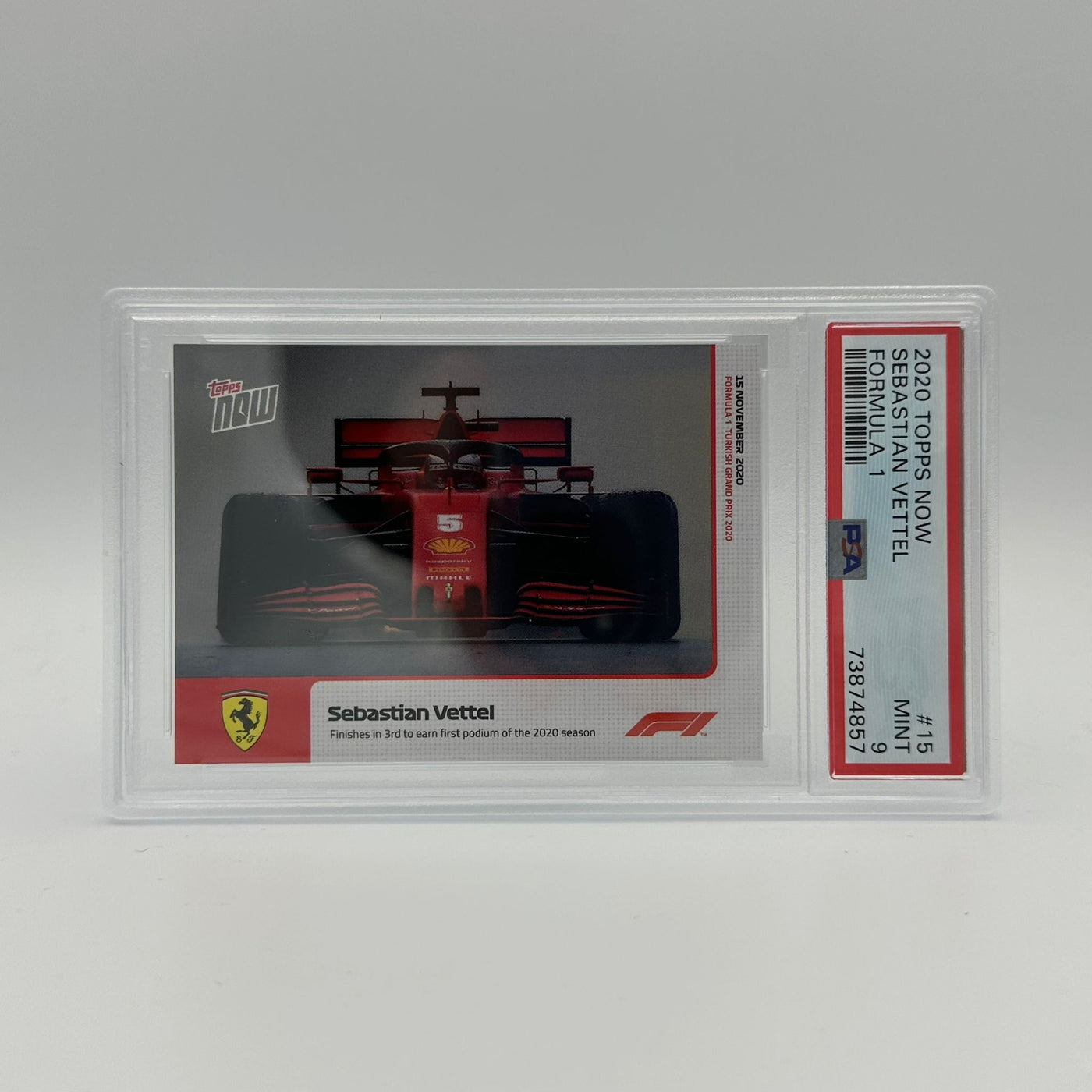 PSA 9 - Sebastian Vettel - Finish in 3rd to earn first podium #15