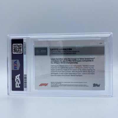 PSA 9 - 09/10 Lewis Hamilton #074 - Lights to flag victory F1 Qatar GP