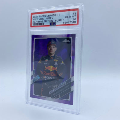 PSA 10 - 03/10 - Max Verstappen - Sapphire Edition Purple - F1 Driver #3