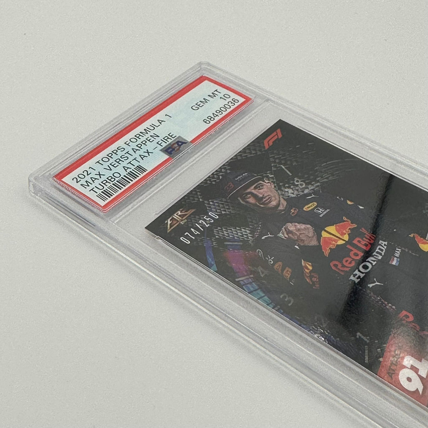 PSA 10 - 074/250 Max Verstappen - Fire Card