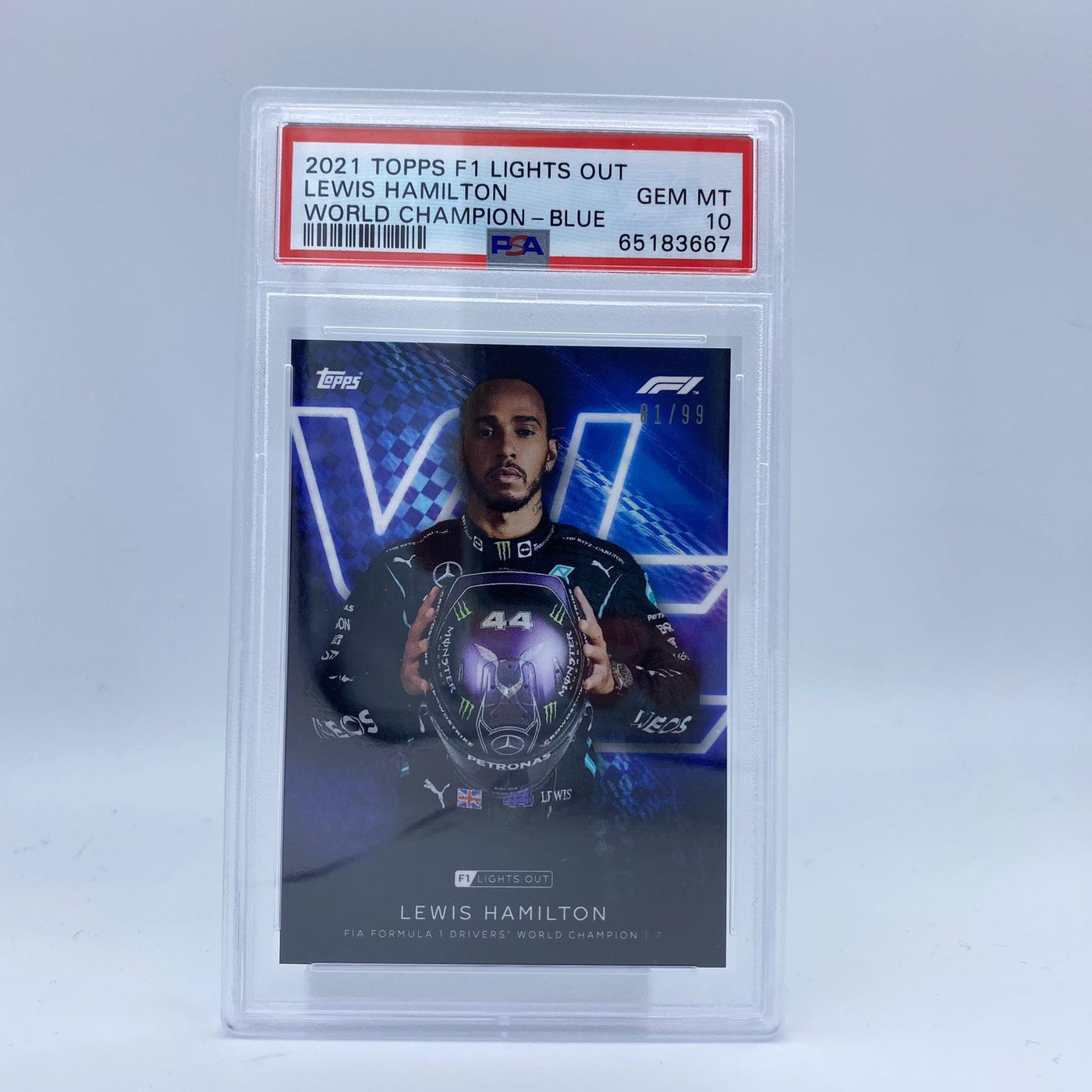 PSA 10 - /99 Lewis Hamilton - Drivers World Champion