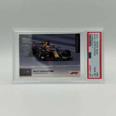 PSA 10 - /99 Max Verstappen - Crosses The Finish line #82