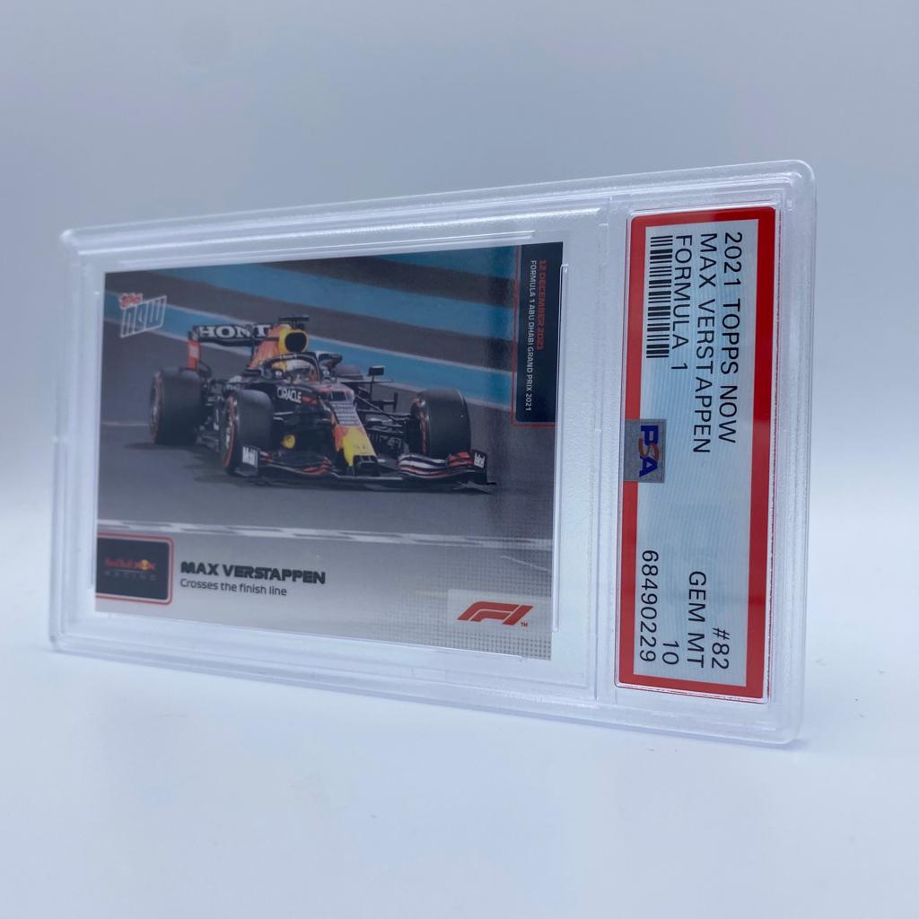 PSA 10 - Max Verstappen - Crosses The Finish line #82