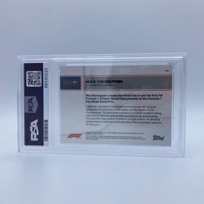 PSA 10 - Max Verstappen - Crosses The Finish line #82