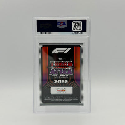 PSA 10 - Max Verstappen #296 Pink - F1 World Champion - Turbo Attax 2022