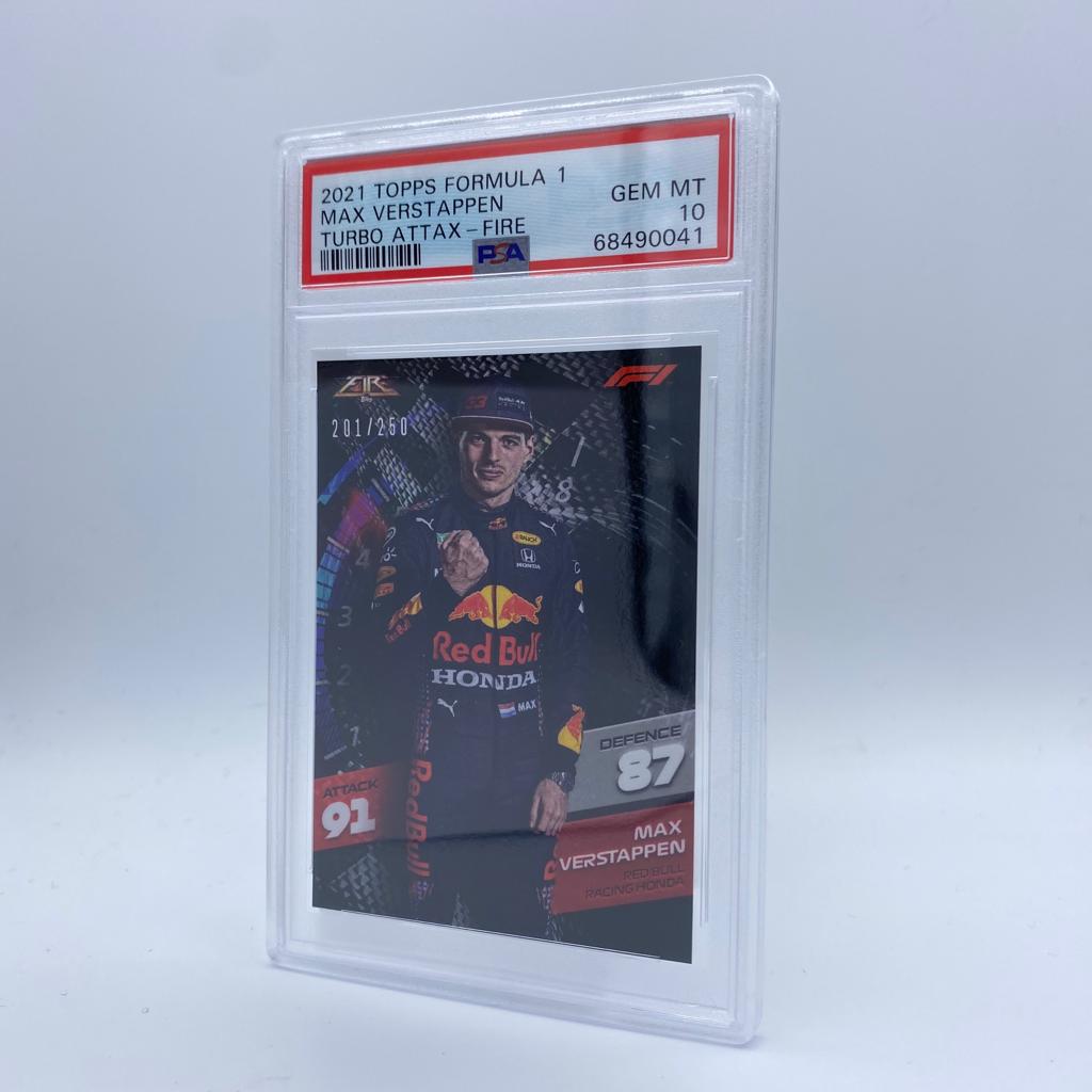 PSA 10 - 201/250 Max Verstappen - Fire Card