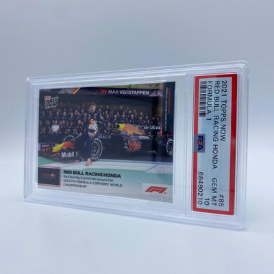 PSA 10 - Red Bull Racing Honda - Secure The Drivers' World Championship #85