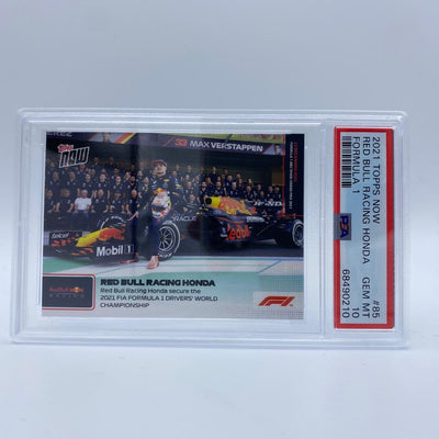 PSA 10 - Red Bull Racing Honda - Secure The Drivers' World Championship #85