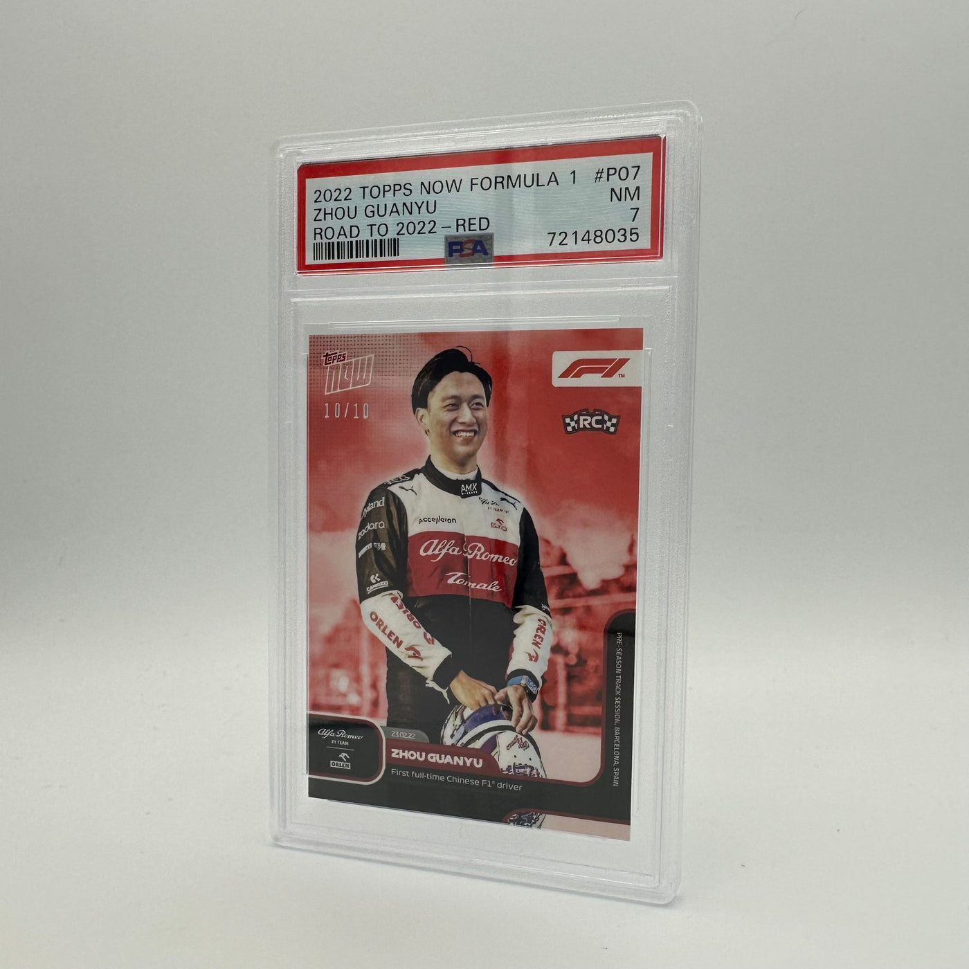 PSA 7 - 10/10 First Full-Time Chinese F1 Driver #P07