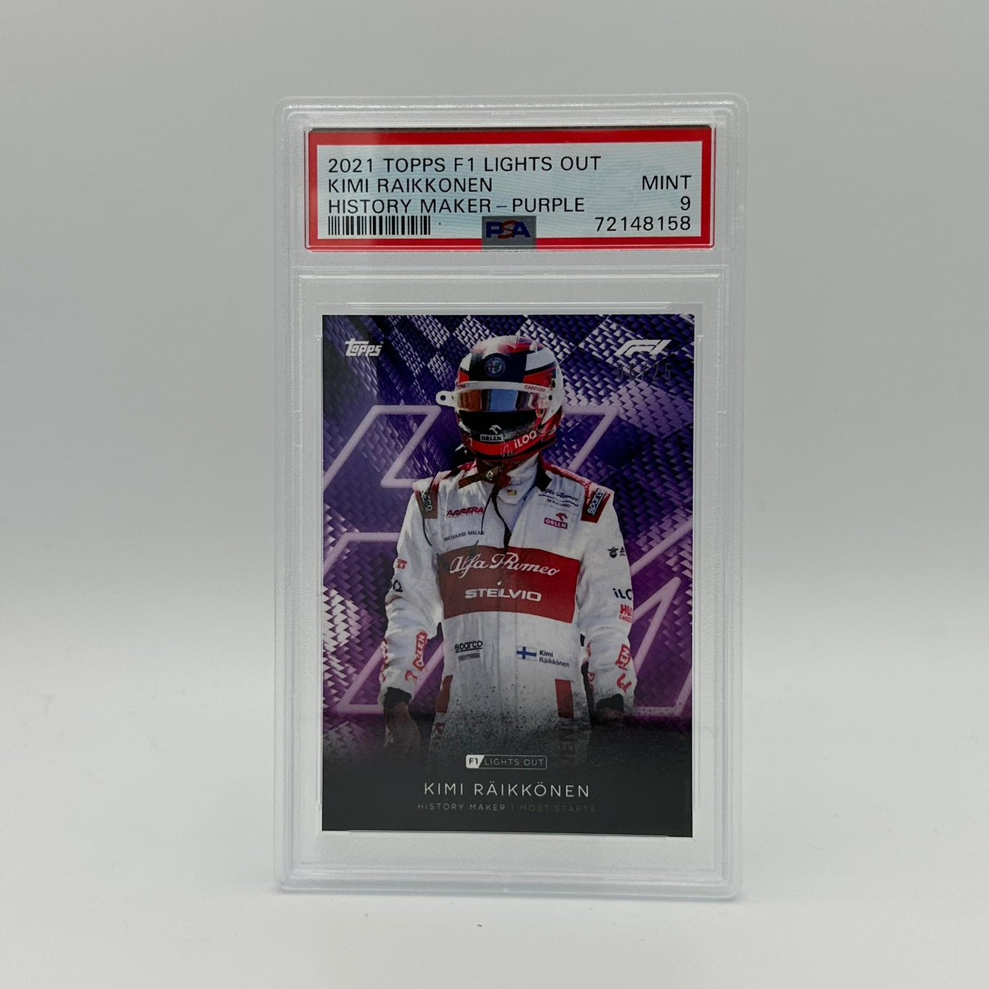 PSA 9 - 06/25 Kimi Raikkonen - History Maker