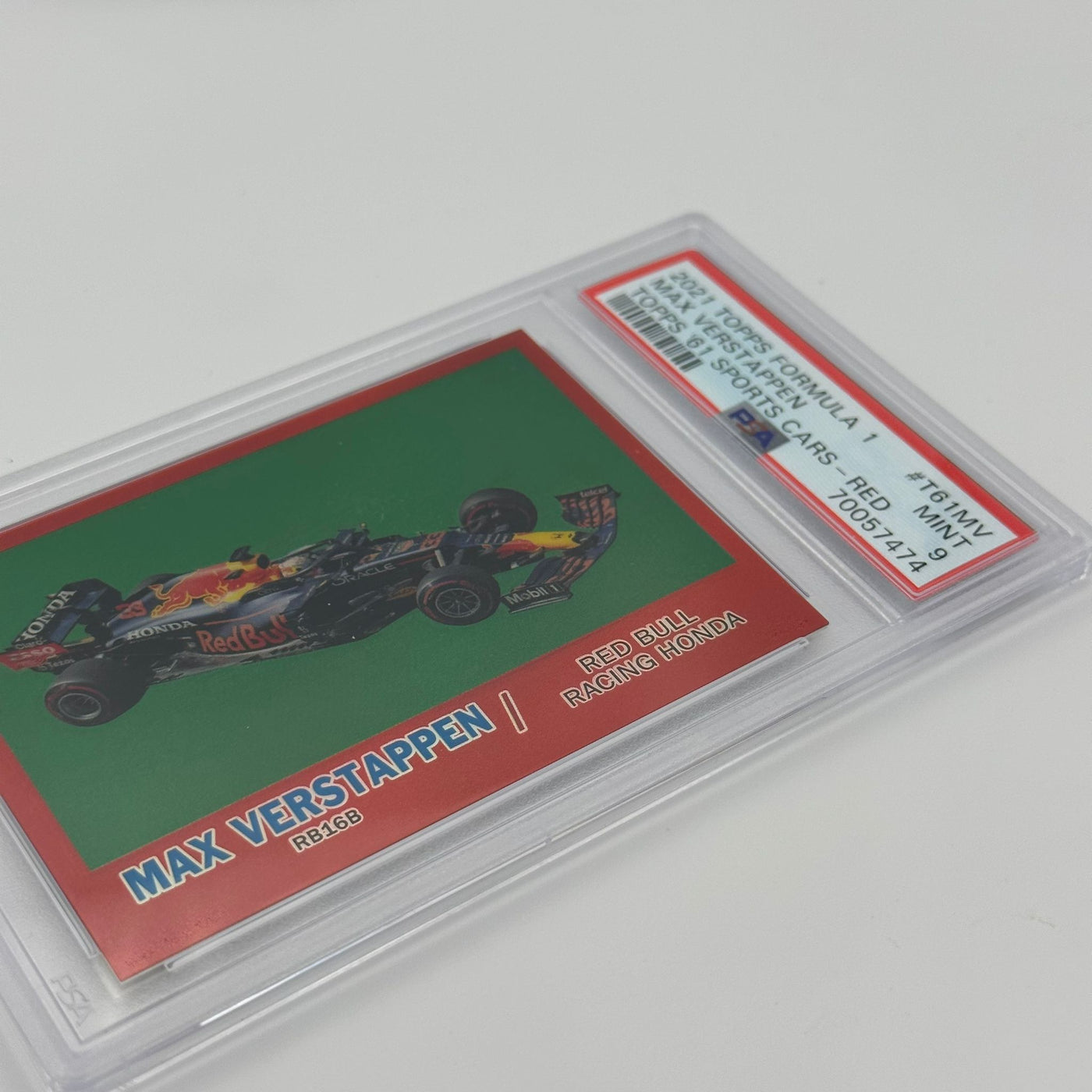 PSA 9 - 1/5 - Max Verstappen - 1961 Topps Sports Cars #T61MV - Red Refractor