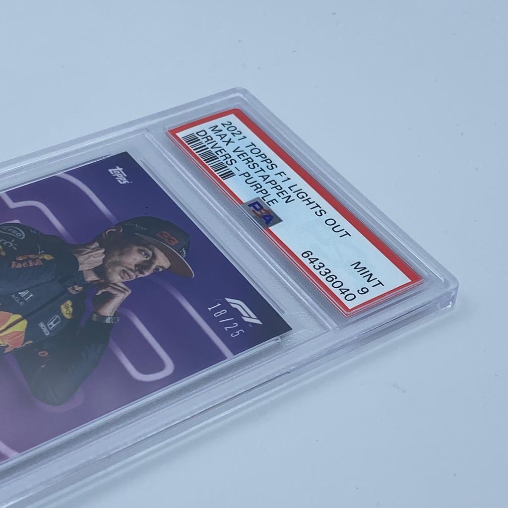 PSA 9 - 18/25 Max Verstappen - Drivers -  Purple Parallel