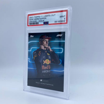 PSA 9 - 31/50 Max Verstappen - Drivers - Aqua Parallel