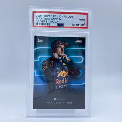 PSA 9 - 31/50 Max Verstappen - Drivers - Aqua Parallel