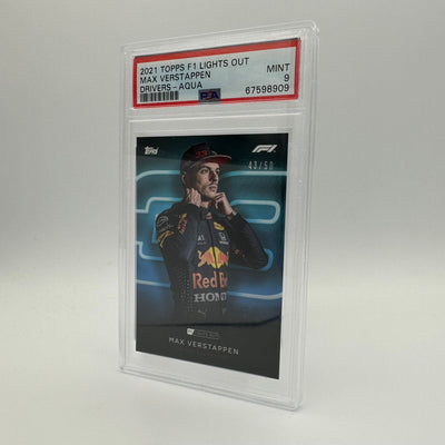 PSA 9 - 43/50 Max Verstappen - Drivers - Aqua Parallel