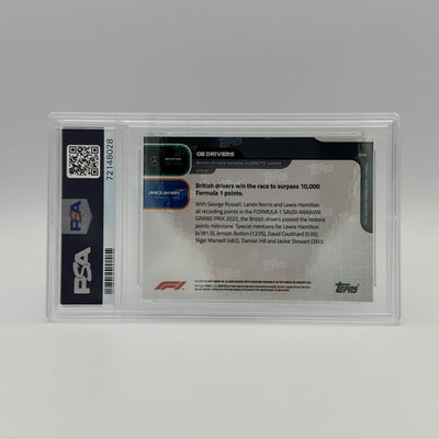 PSA 9 - 81/99 Union Jack - British Drivers Surpass 10.000 Points #008