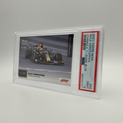 PSA 9 - /99 Max Verstappen - Crosses The Finish line #82