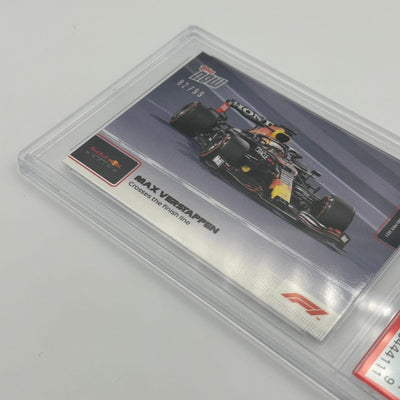 PSA 9 - /99 Max Verstappen - Crosses The Finish line #82