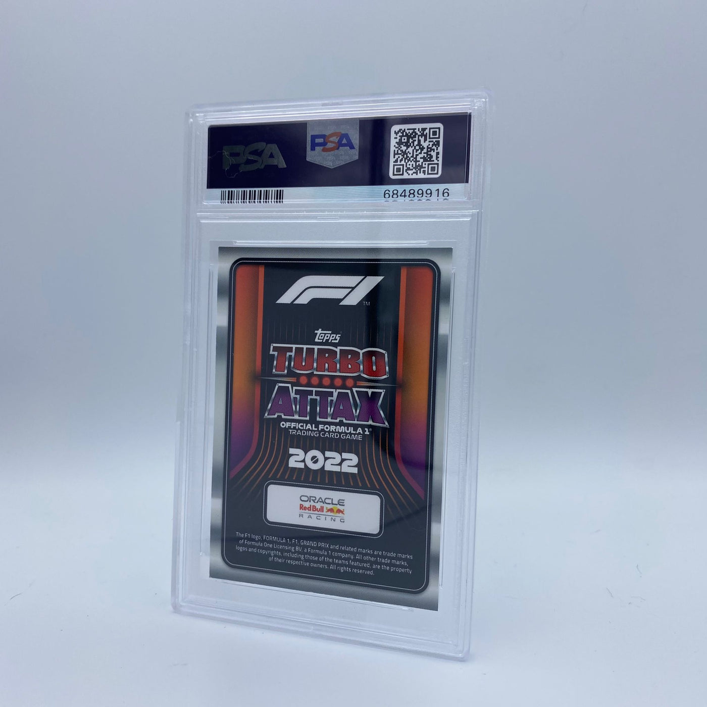 PSA 9 - Max Verstappen - Dutch Orange #LE3UR - Turbo Attax 2022