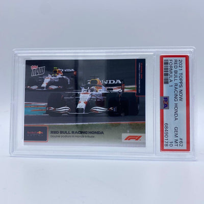 PSA 10 - Red Bull Racing Honda #062 - Double Podium In Honda Tribute