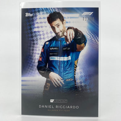 73/99 Daniel Ricciardo - Drivers -  Blue Parallel