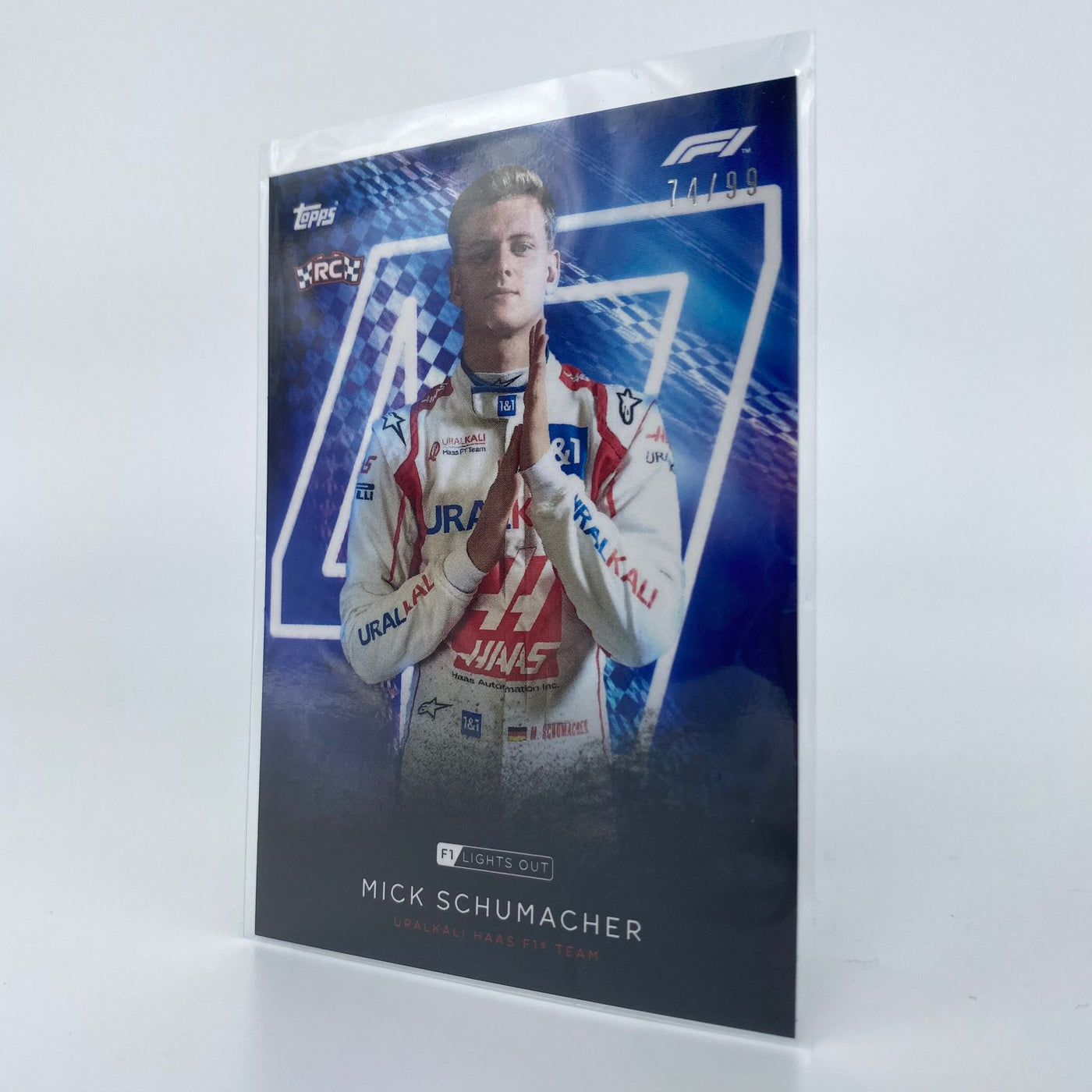 74/99 Mick Schumacher - Drivers -  Blue Parallel