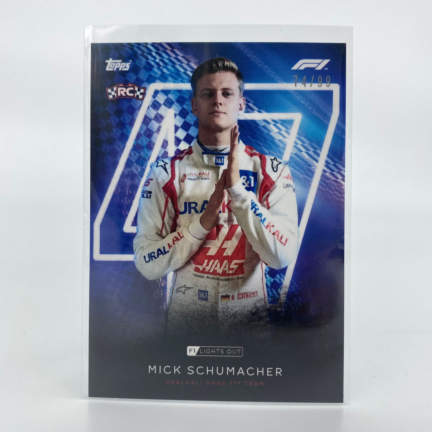 74/99 Mick Schumacher - Drivers -  Blue Parallel