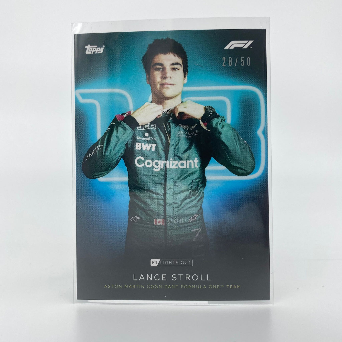 28/50 Lance Stroll - Drivers -  Aqua Parallel