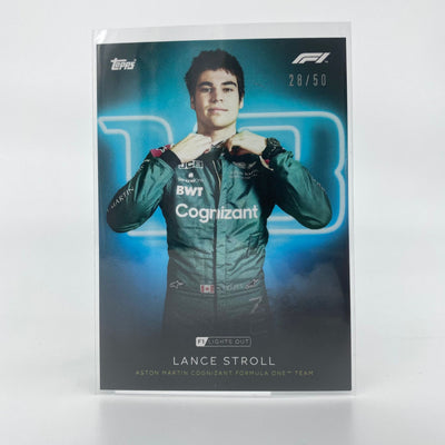 28/50 Lance Stroll - Drivers -  Aqua Parallel