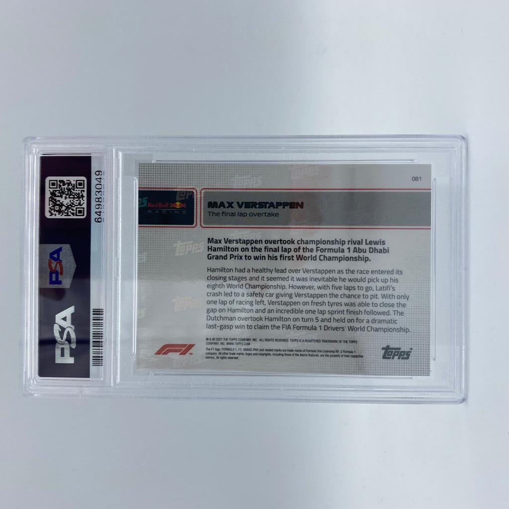 PSA 10 - 74/99 The Final Lap Overtake #81