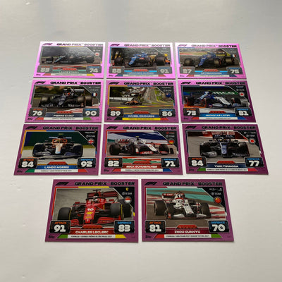 All 64 Pink Parallels - Turbo Attax 2022