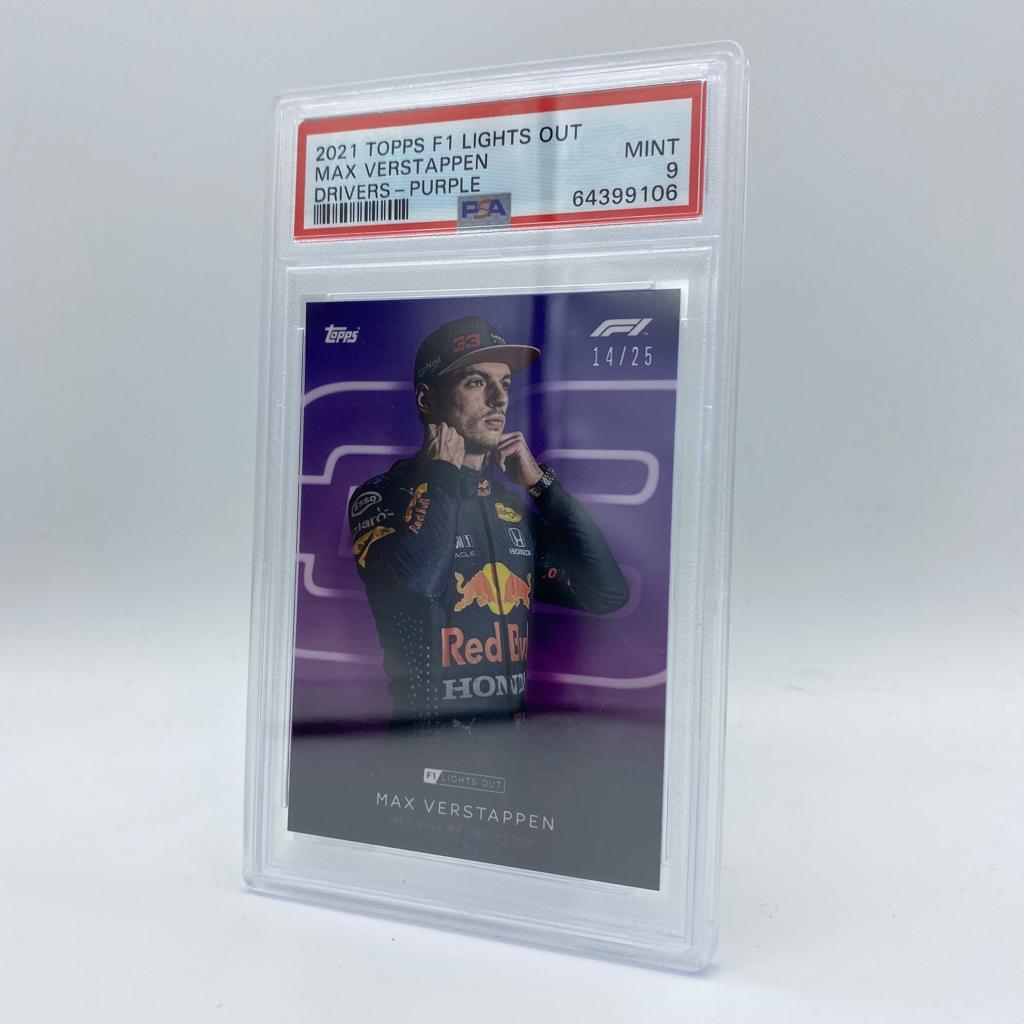 PSA 9 - 14/25 Max Verstappen - Drivers - Purple Parallel