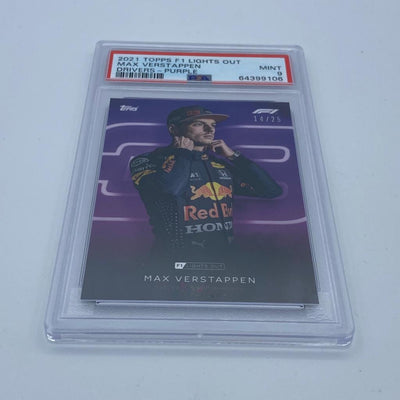 PSA 9 - 14/25 Max Verstappen - Drivers - Purple Parallel