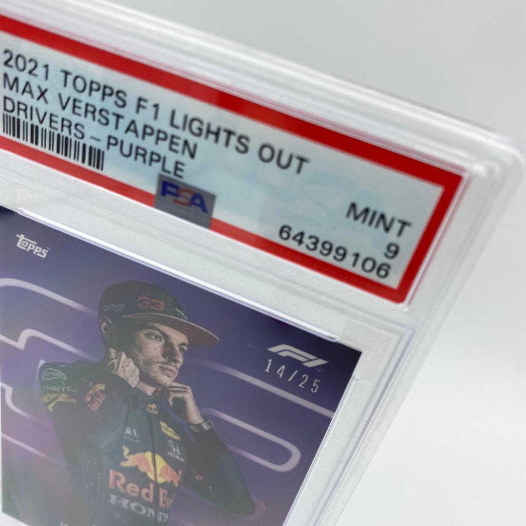 PSA 9 - 14/25 Max Verstappen - Drivers - Purple Parallel