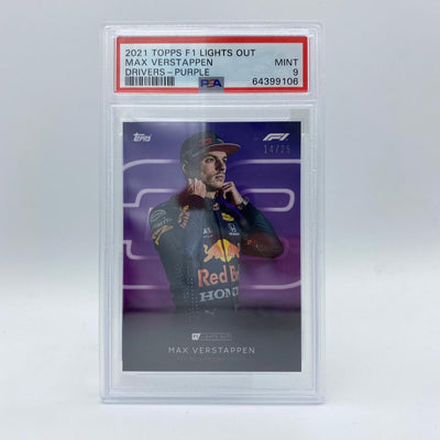 PSA 9 - 14/25 Max Verstappen - Drivers - Purple Parallel